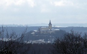 Wallpaper Michaelsberg Siegburg im Winter