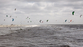 Wallpaper SPO Sankt Peter-Ording Kites Kitesurfer