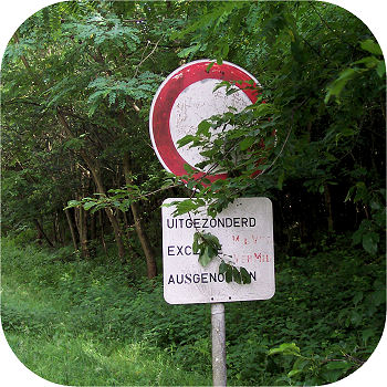 Schild Wahner Heide